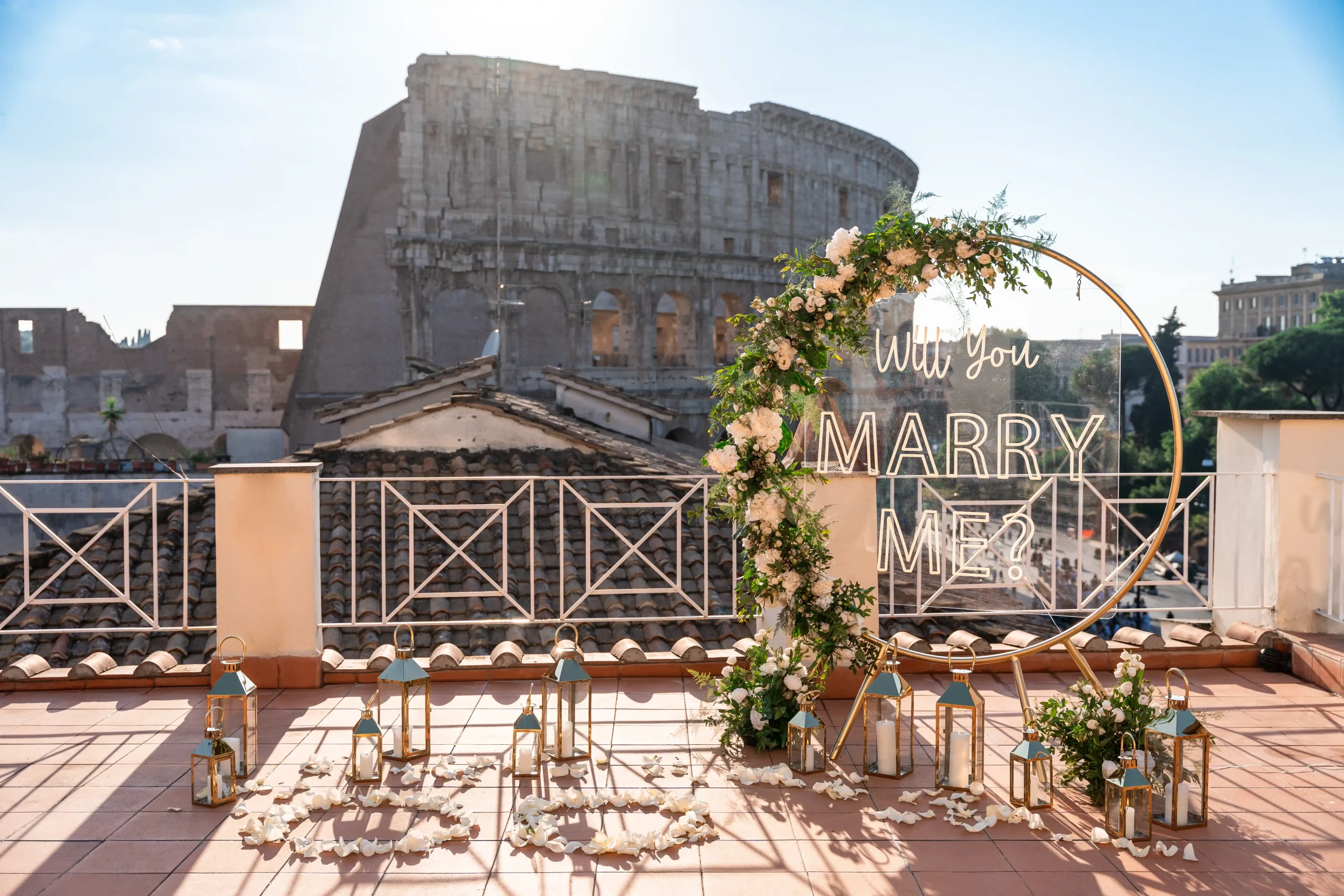 proposta di matrimonio a Roma